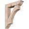 Ekena Millwork Westlake Traditional Smooth Bracket w/ Offset Brace, Douglas Fir, 7 1/2"W x 32"D x 38"H BKT0806X32X38WTL01SDF - alternate 1